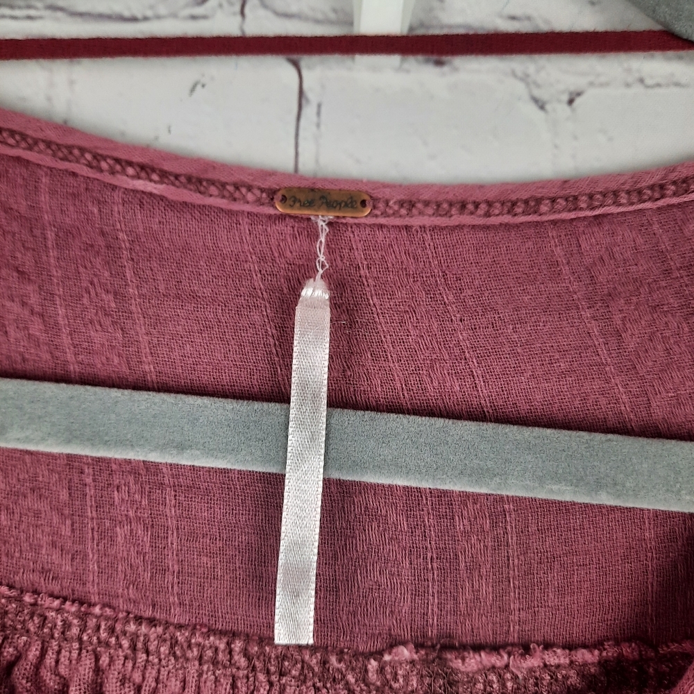 Free People Aster Henley In Berry - Picture 9 of 15
